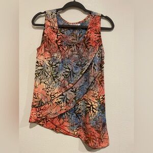 Bali Batiks handprinted resort wear. Sleeveless beaded accents on front.…